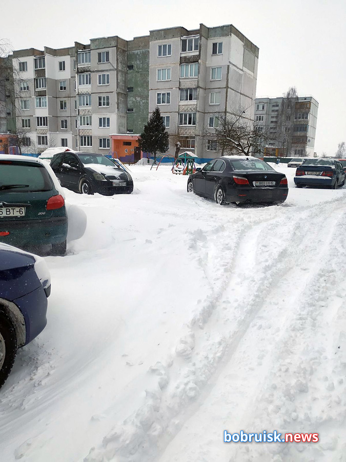 Снежный шторм в Бобруйске: то ли еще будет!