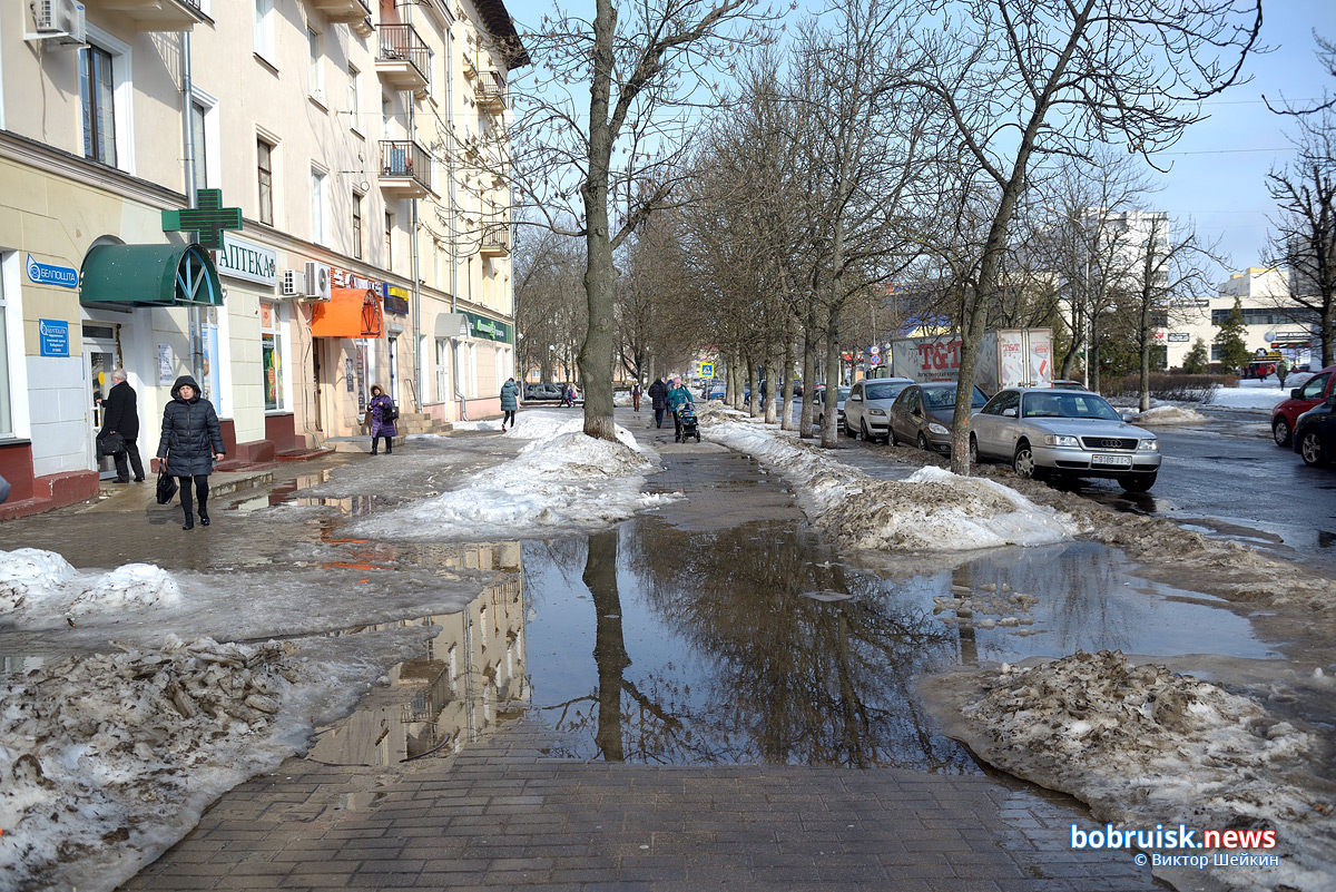 Бобруйск прощается с зимой. Что на улицах города?
