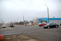 На съезде с путепровода у вокзала «Бобруйск» заработал светофор