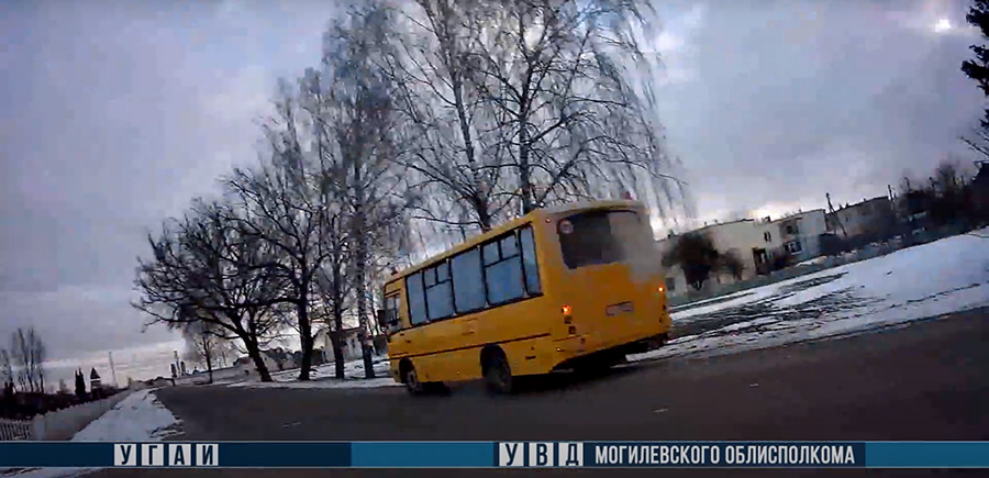 Пьяного водителя школьного автобуса задержали в Бобруйском районе
