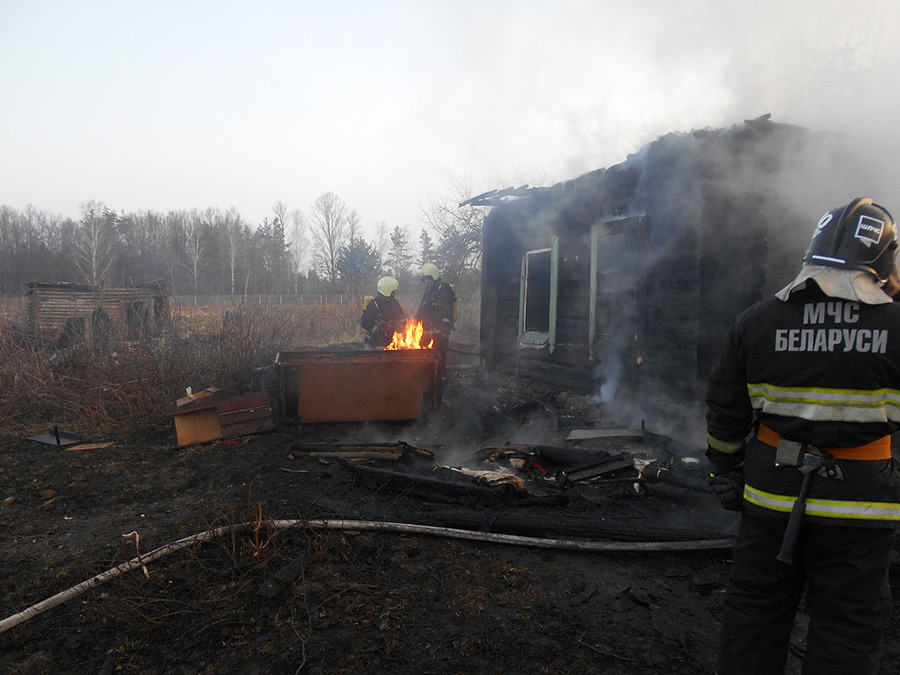 Страшный пожар в Бобруйском районе: дом сгорел дотла, хозяин погиб