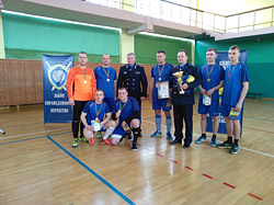Бобруйские следователи победили в чемпионате области по мини-футболу