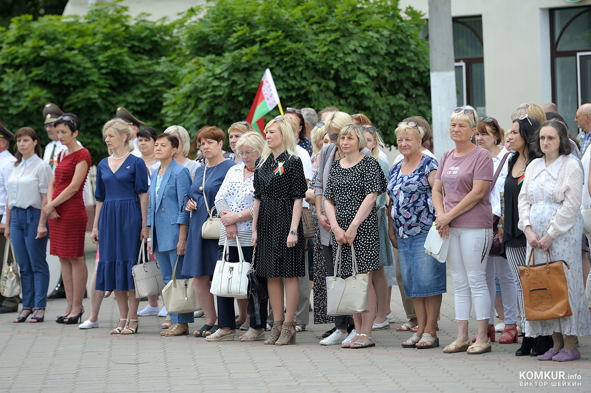 Митинг, посвященный 77-й годовщине освобождения Бобруйска от немецко-фашистских захватчиков. Фоторепортаж