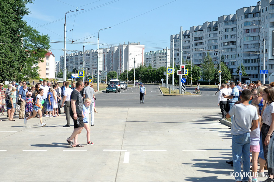 На перекрестке улицы Шинной и проспекта Строителей в Бобруйске — серьезные изменения в организации движения