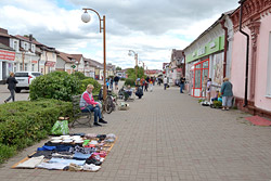 Барахолка в центре Бобруйска