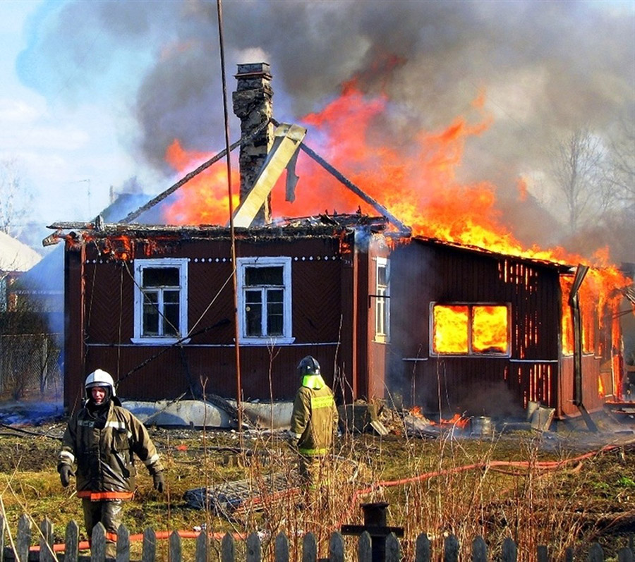 Пенсионер погиб на пожаре в Бобруйском районе