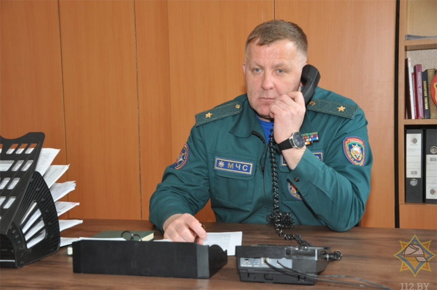 Первый заместитель Министра по чрезвычайным ситуациям Республики Беларусь Худолеев А.Ф. проведет 26 ноября в Бобруйске прием и прямую телефонную линию