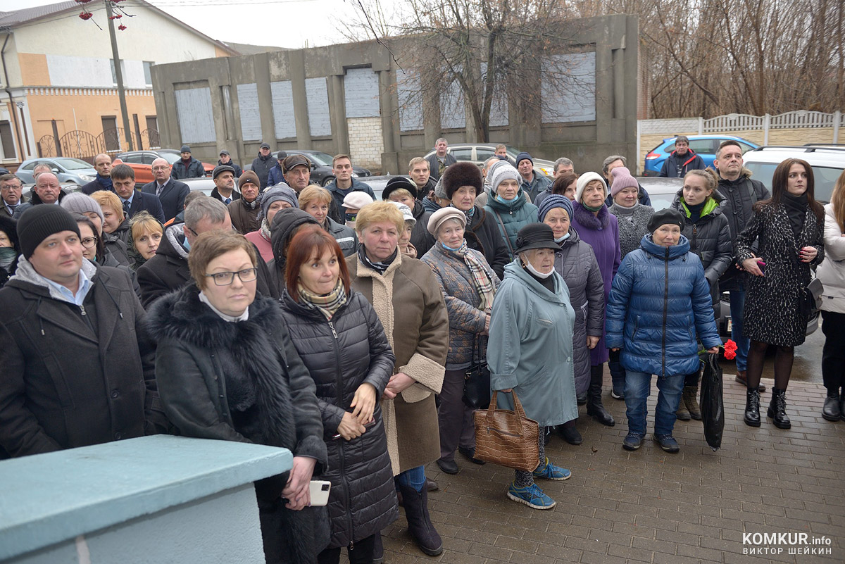 В Бобруйске открыта мемориальная доска в честь известного руководителя и Почетного гражданина города