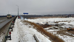 В Бобруйске началась реконструкция моста через Березину. Фото с места события