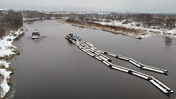На 6 метров вглубь! Как бобруйское предприятие водит суда сразу по двум белорусским рекам