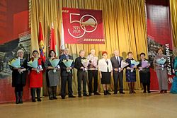В Бобруйске отметили полувековой юбилей «Белшины»