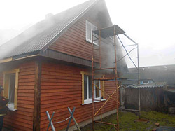 Загорелся дом в Бобруйском районе