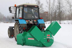 Новую снегоуборочную машину представило предприятие «Бобруйскагромаш»