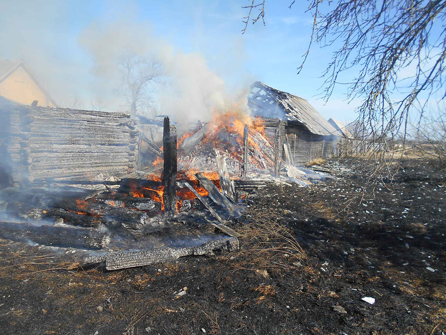 Строения в огне и три спасенных жизни: горячие сутки бобруйских спасателей