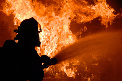 В Бобруйском районе на пожаре погиб пенсионер