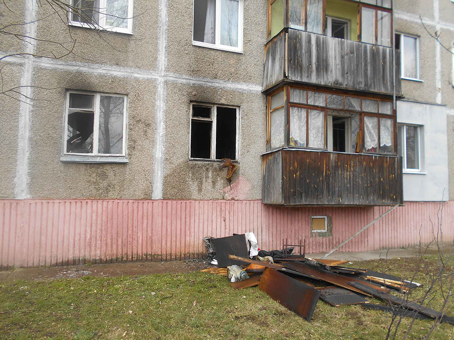 Пожар в Бобруйске: на улице Минской горела квартира