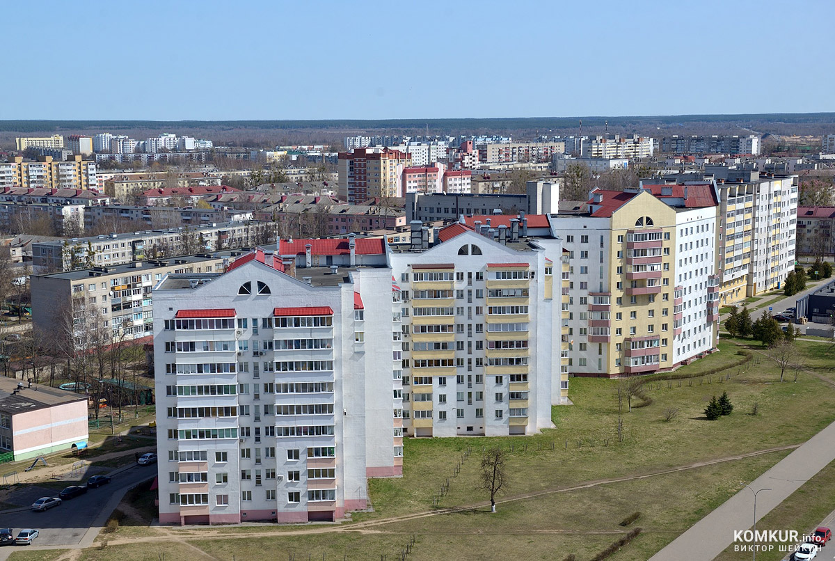 Вид на восточную часть города с самого высокого бобруйского здания. Фоторепортаж
