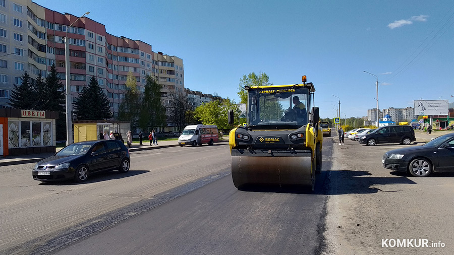 В Бобруйске начался ремонт Ульяновской – главной улицы Даманского