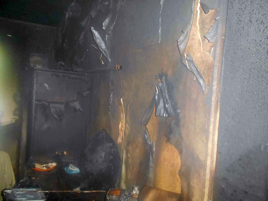 Пожар  в бобруйской многоэтажке. Хозяин квартиры в больнице