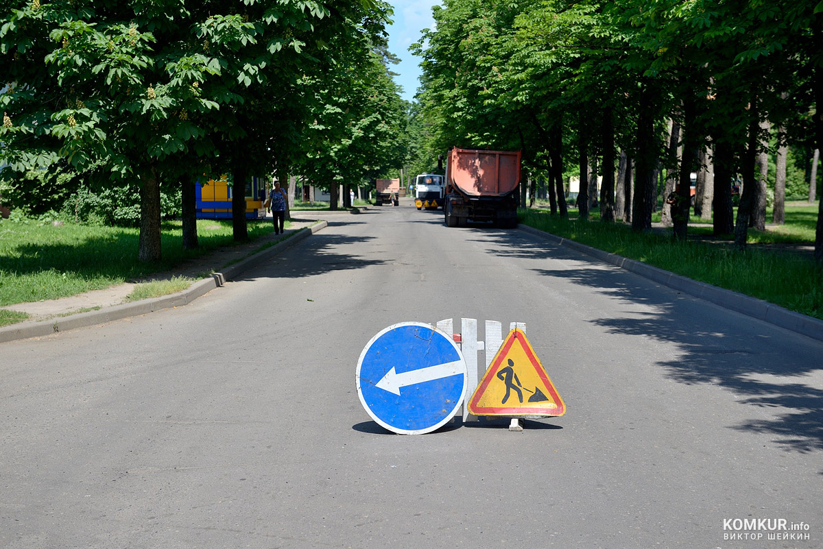 Ремонт дороги в Киселевичах