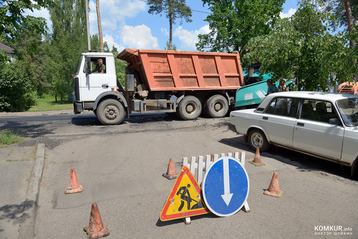 Ремонт дороги в Киселевичах