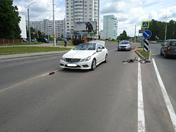 В Бобруйске пострадал велосипедист, он не спешился на пешеходном переходе