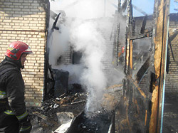 Пожар в Бобруйском районе. Причина пока неясна