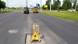В Бобруйске ремонтируют две крупные улицы, одна из них связывает сразу три городских района