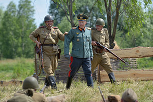 Военно-историческая реконструкция «Бобруйского котла». Часть вторая - сражение. Фоторепортаж