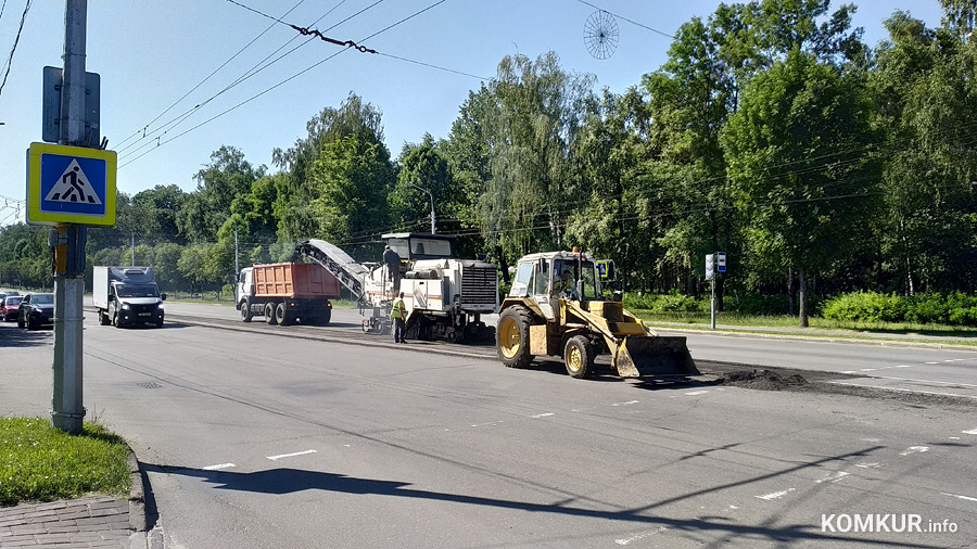 Начался финальный этап ремонта главной улицы Бобруйска. Еще две сделают вне плана