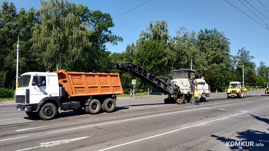 Начался финальный этап ремонта главной улицы Бобруйска. Еще две сделают вне плана