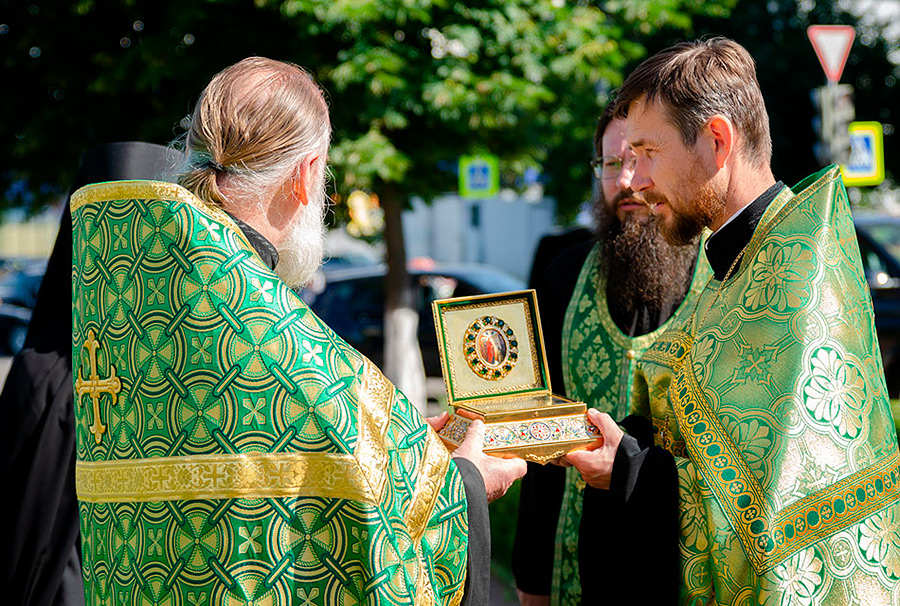 В Бобруйской епархии пребывают мощи преподобного Сергия Радонежского