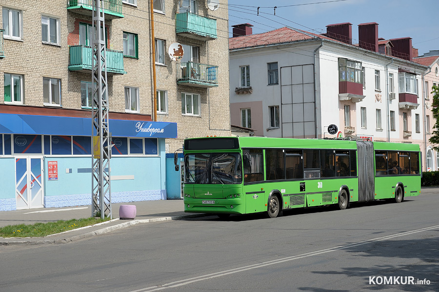 В Бобруйске изменяется расписание движения одного из автобусных маршрутов