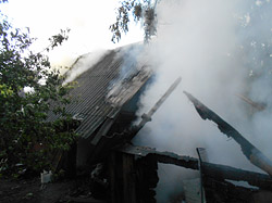 Четыре пожара в Бобруйском районе