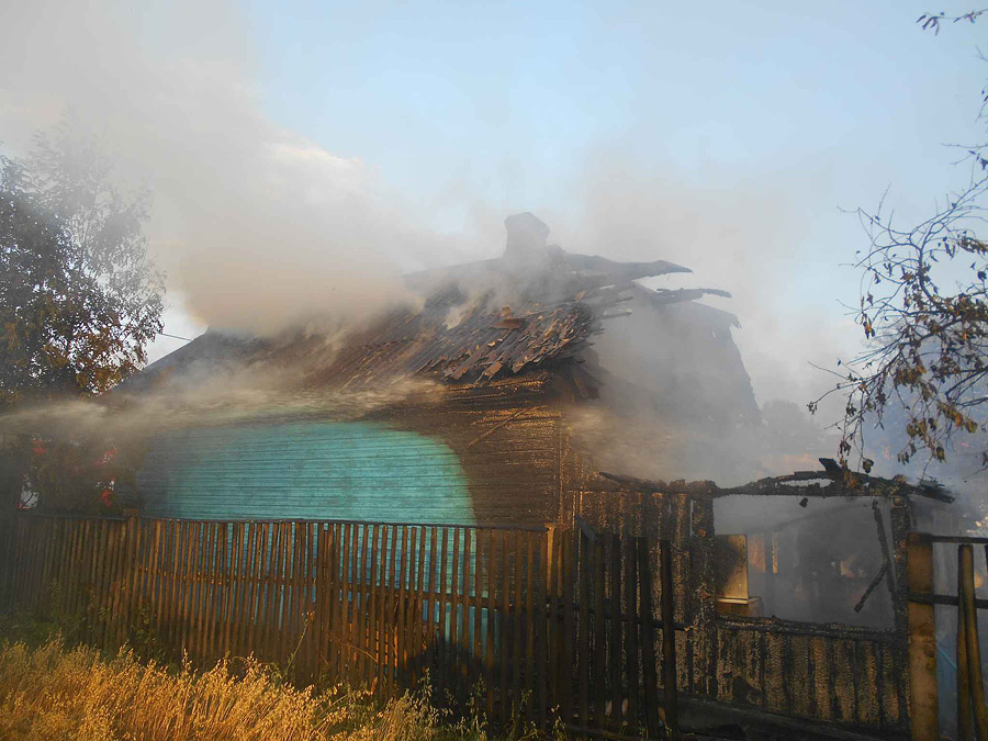 Пожар в Бобруйском районе. Комментарий МЧС