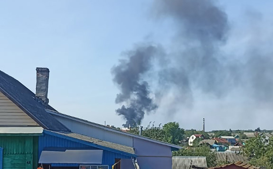 Пожар ЗАО «Пинскдрев-Бобруйск» (фабрика им. Халтурина)