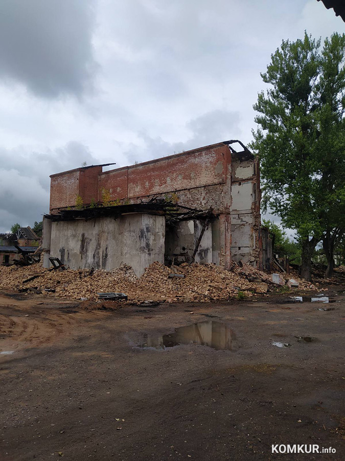 Снос старейшего завода в Бобруйске продолжается