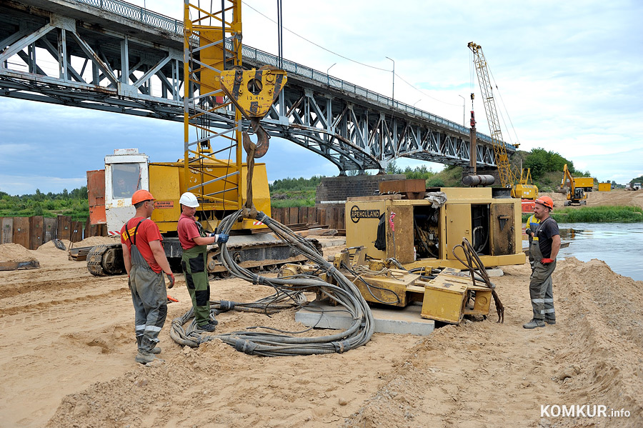 Что происходит на реконструкции титовского моста в Бобруйске