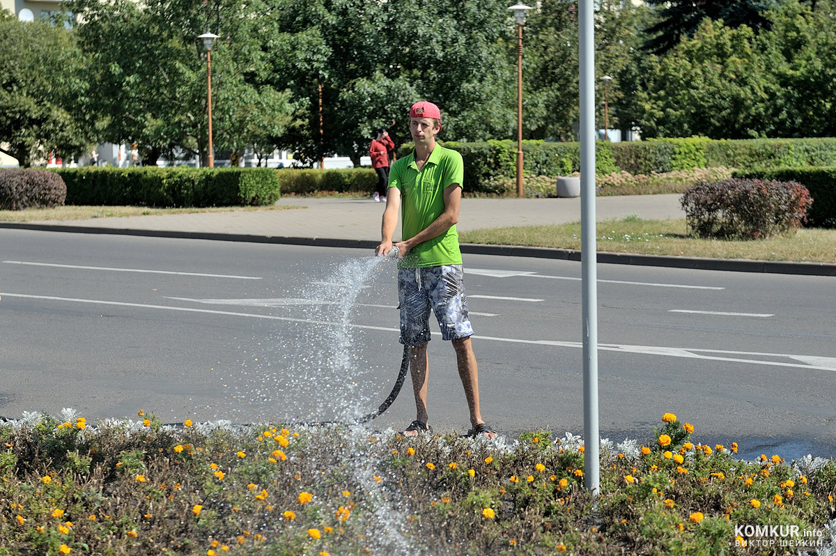 Жаркий август в Бобруйске
