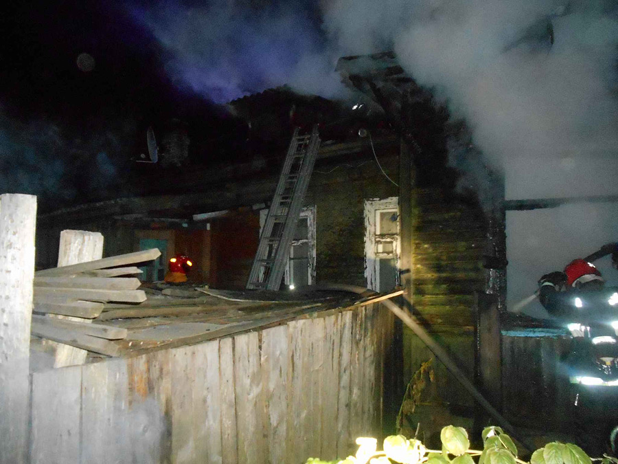 Пожар в Бобруйске: горел дом на улице Дзержинского