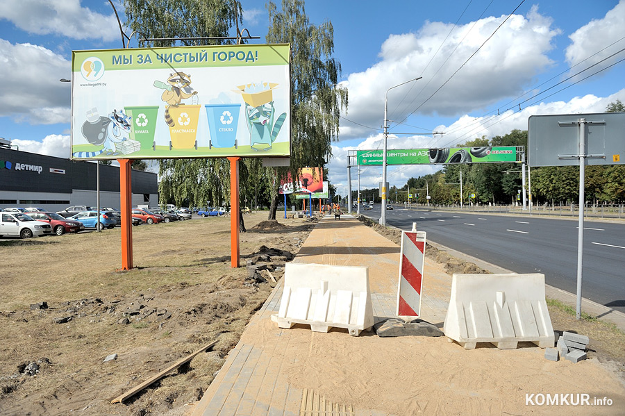Завершается ремонт главной улицы Бобруйска. Что еще предстоит сделать?
