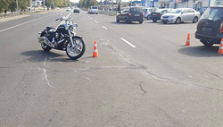 В Бобруйске водитель легковушки не уступил дорогу мотоциклисту, есть пострадавший