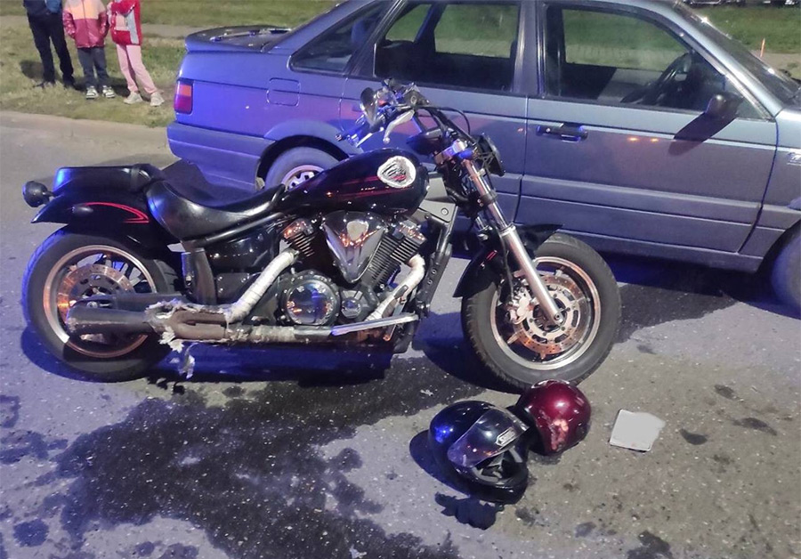 В Бобруйске в ДТП пострадал мотоциклист
