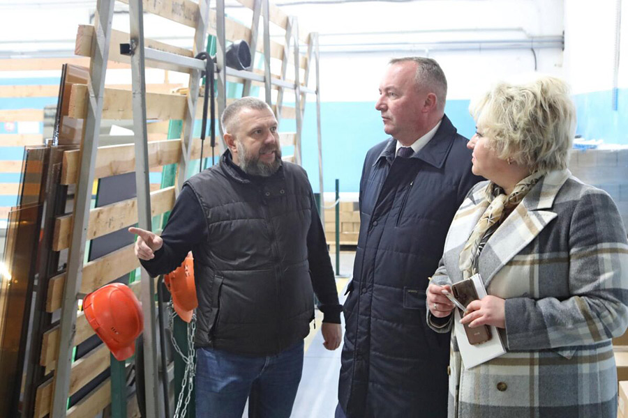Бобруйск с рабочим визитом посетил помощник Президента Республики Беларусь Леонид Мартынюк