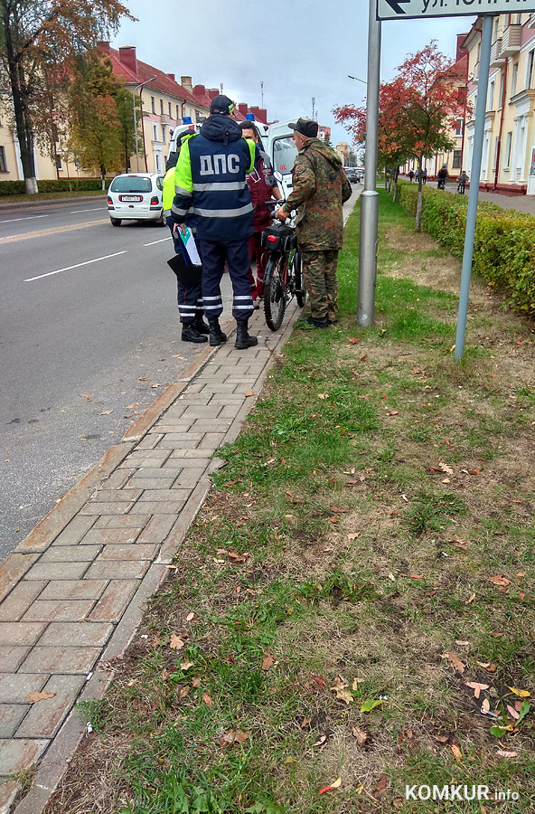 В Бобруйске велосипедист попал в ДТП на пешеходном переходе