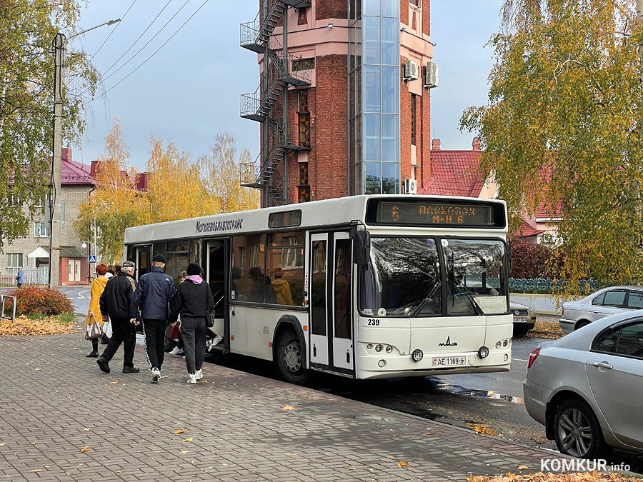 В Бобруйске изменяется движение двух автобусных маршрутов