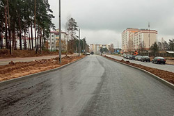 Как продвигается строительство главной улицы самого зеленого микрорайона Бобруйска?