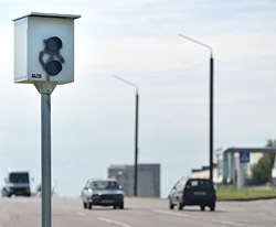 Где сегодня в Бобруйске скорость транспорта контролирует датчик движения
