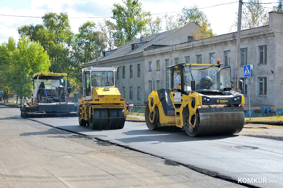 Какие улицы Бобруйска обновили в уходящем году и какие отремонтируют в следующем?