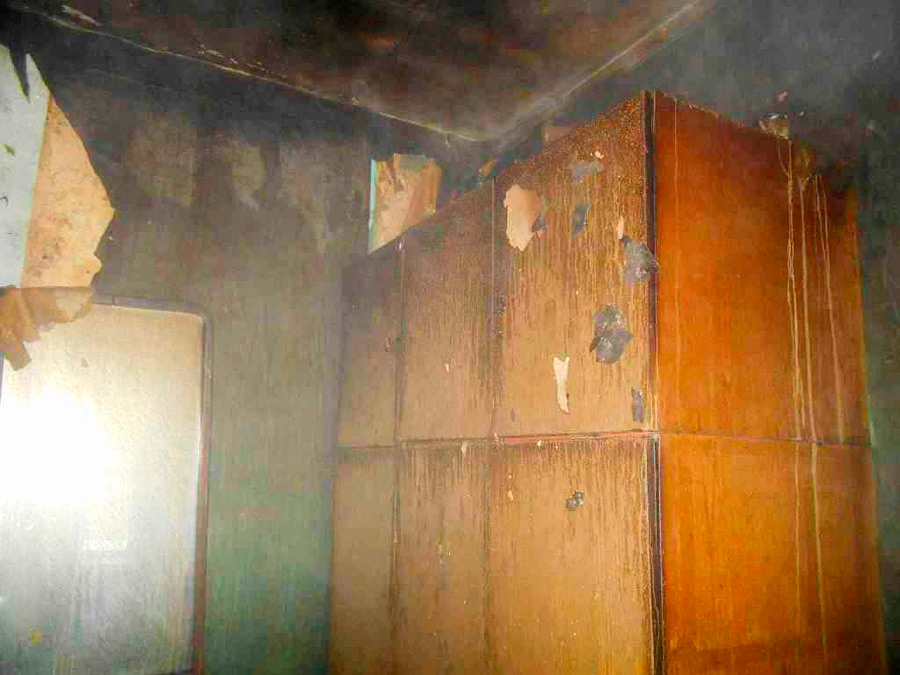 Пожар в Бобруйске. Что загорелось в комнате? Пока непонятно… 